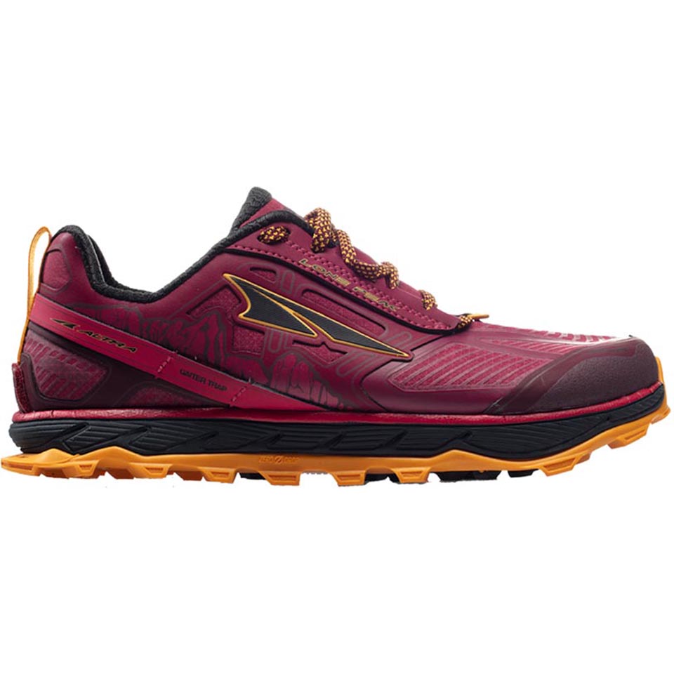 Altra Running Women's Lone Peak 4.0 Low RSM - Size 6 Medium Beet Red