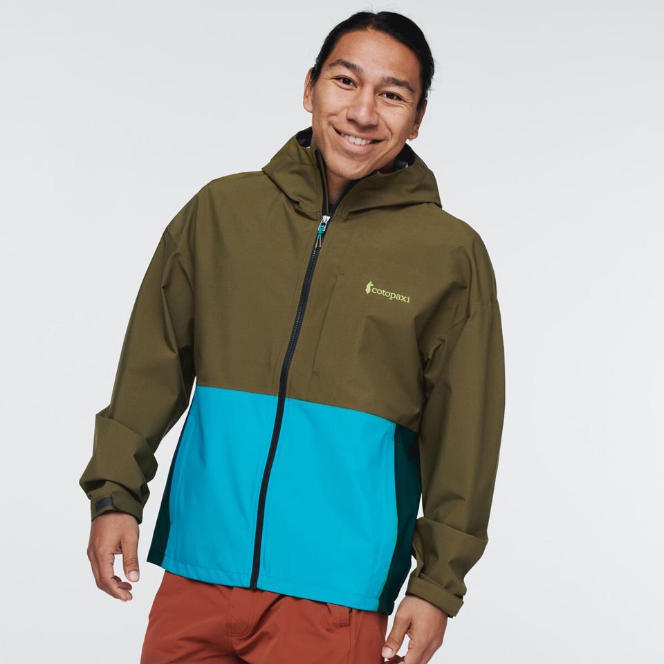 Men's Cielo Rain Jacket-Medium Oak