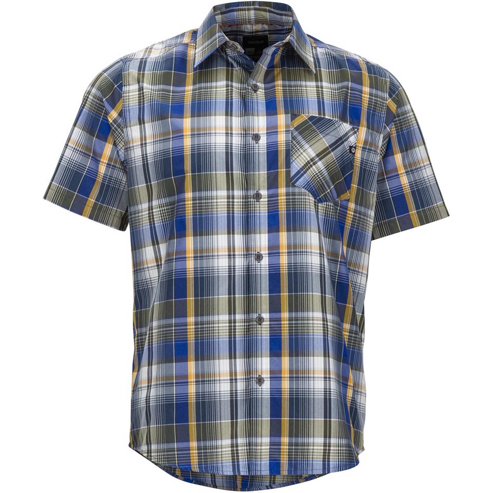 MARMOT Plaid Short Sleeve high quality Button Down