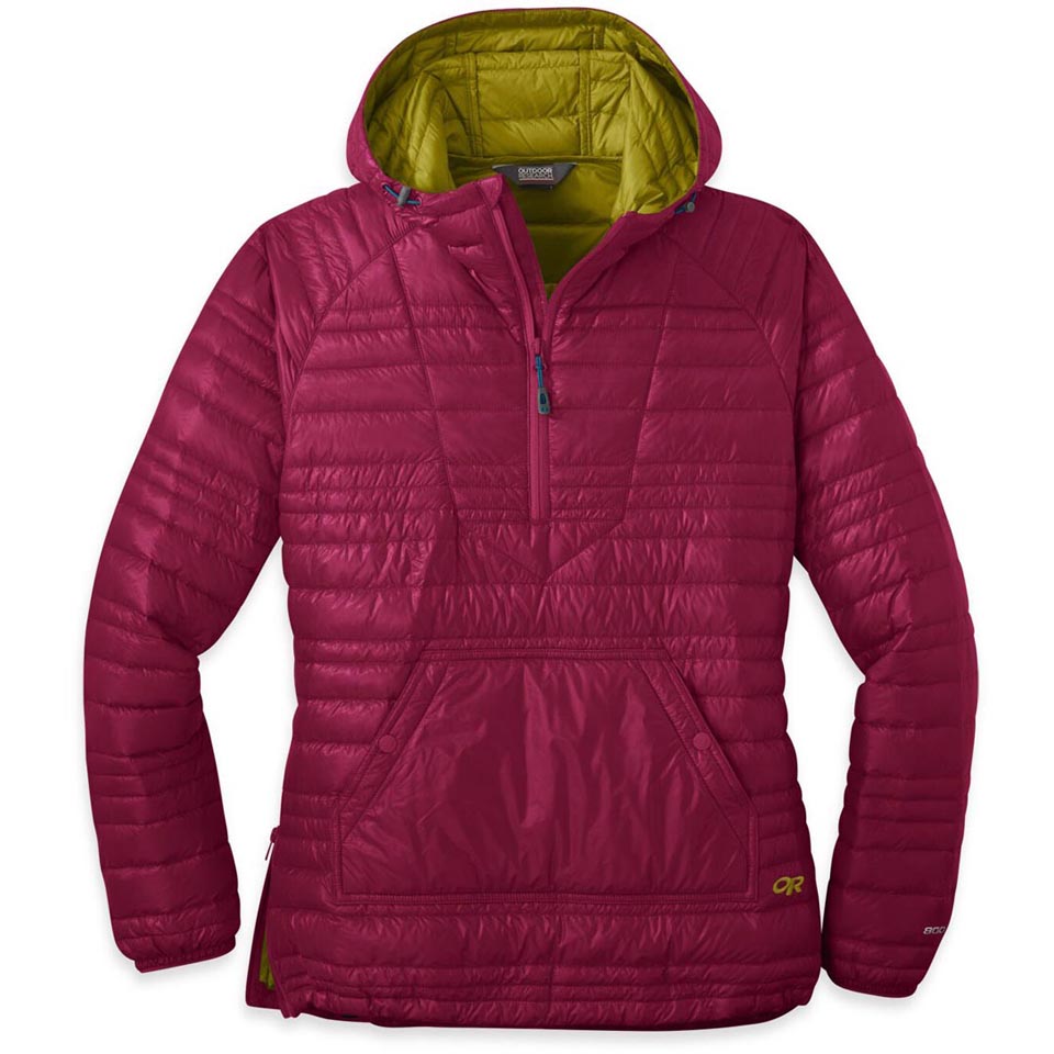 Women's Baja Down Pullover - Small Beet