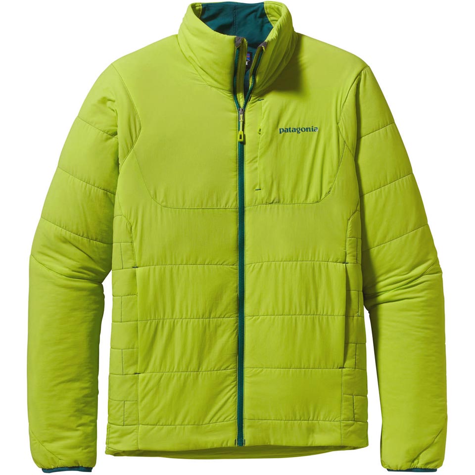 PATAGONIA XXL sale MENS NANO AIR HOODY COMPLET REFURBISHED GREEN/YELLOW. WORK COAT!